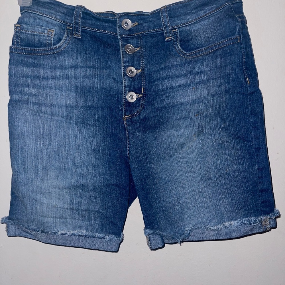 Girls children’s place midi long jean shorts